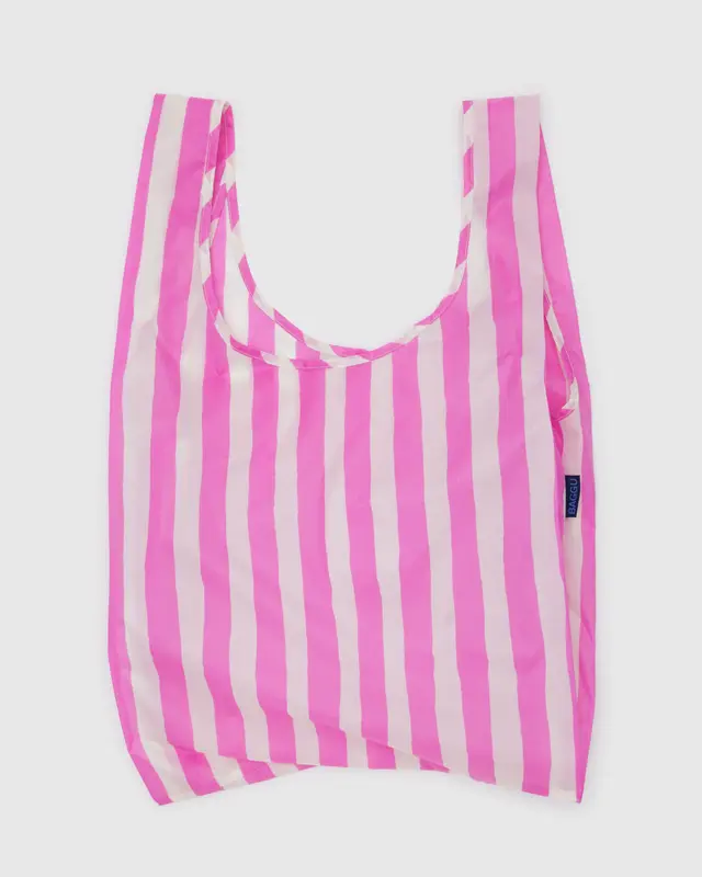 Standard Baggu- Pink Painted Stripe