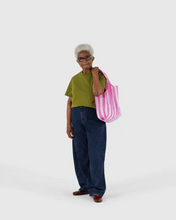 Load image into Gallery viewer, Standard Baggu- Pink Painted Stripe
