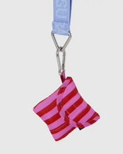 Load image into Gallery viewer, Puffy Earbuds Case- Pink &amp; Red Painted Stripe
