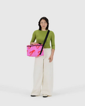 Load image into Gallery viewer, Puffy Cooler Bag- Pink Lobster
