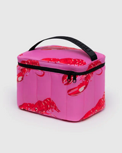 Load image into Gallery viewer, Puffy Lunch Bag- Pink Lobster
