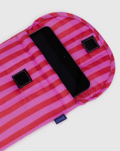 Load image into Gallery viewer, Puffy Tablet Sleeve 8&quot;- Pink &amp; Red Painted Stripe
