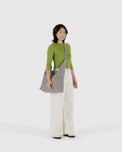 Load image into Gallery viewer, Large Nylon Sling - Black &amp; White Gingham

