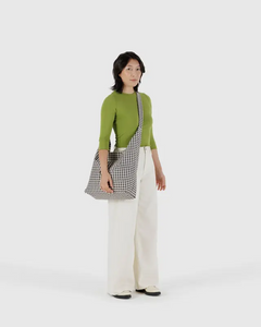 Large Nylon Sling - Black & White Gingham