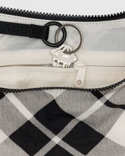 Load image into Gallery viewer, Medium Nylon Crescent Bag- Mixed Plaid - Tigertree
