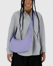 Load image into Gallery viewer, Medium Nylon Crescent Bag- Wisteria - Tigertree
