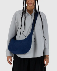 Medium Nylon Crescent Bag - Navy - Tigertree