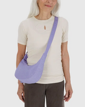 Load image into Gallery viewer, Small Nylon Crescent Bag - Wisteria - Tigertree
