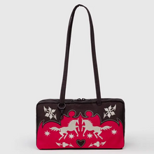Load image into Gallery viewer, Nylon Bowler Bag- Western Applique
