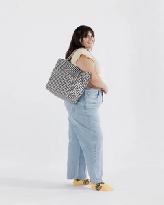 Cloud Bag - Black & White Gingham - Tigertree
