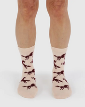 Load image into Gallery viewer, Crew Sock- Horses - Tigertree
