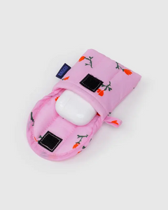 Puffy Earbuds Case- Painted Wildflower - Tigertree