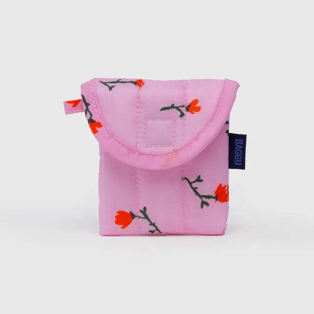 Puffy Earbuds Case- Painted Wildflower - Tigertree