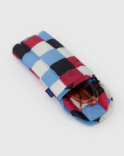 Load image into Gallery viewer, Puffy Glasses Case- Painted Check - Tigertree
