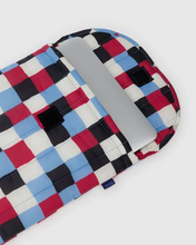 Load image into Gallery viewer, Puffy Laptop Sleeve 16&quot;- Painted Check - Tigertree
