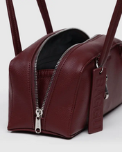 Load image into Gallery viewer, Small Recycled Leather Bowler Bag- Mahogany - Tigertree
