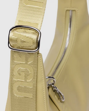 Load image into Gallery viewer, Small Recycled Leather Crescent Bag- Straw
