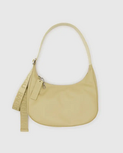 Load image into Gallery viewer, Medium Recycled Leather Crescent Bag- Straw
