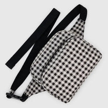 Load image into Gallery viewer, Fanny Pack - Black &amp; White Gingham
