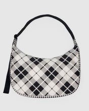 Load image into Gallery viewer, Large Nylon Crescent Bag - Mixed Plaid - Tigertree
