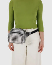 Load image into Gallery viewer, Fanny Pack - Black &amp; White Gingham
