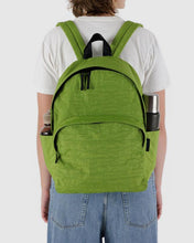 Load image into Gallery viewer, Large Nylon Backpack- Green Juice
