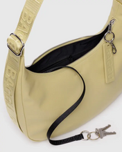 Load image into Gallery viewer, Medium Recycled Leather Crescent Bag- Straw
