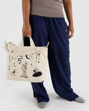 Load image into Gallery viewer, Horizontal Zip Duck Bag - Embroidered Ballet Icons
