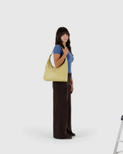 Load image into Gallery viewer, Recycled Leather Shoulder Bag- Straw
