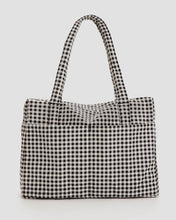 Load image into Gallery viewer, Cloud Carry-On- Black &amp; White Gingham
