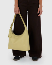 Load image into Gallery viewer, Recycled Leather Shoulder Bag- Straw

