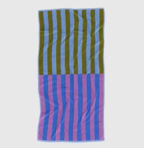 Bath Towel - Cabana Stripe Mix