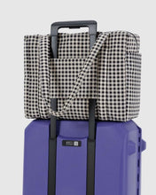 Load image into Gallery viewer, Small Cloud Carry-On- Black &amp; White Gingham

