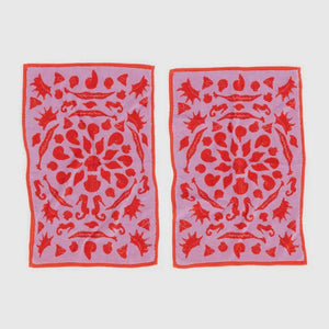 Hand Towel Set of 2 - Sea Shells