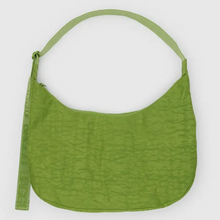 Load image into Gallery viewer, Large Nylon Crescent Bag - Green Juice
