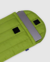 Load image into Gallery viewer, Puffy Laptop Sleeve 13&quot;/14&quot;- Green Juice
