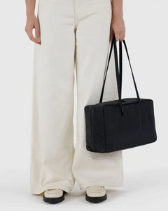 Medium Nylon Bowler Bag- Black - Tigertree