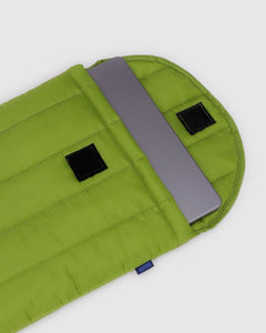 Puffy Laptop Sleeve 13"/14"- Green Juice