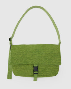 Nylon Messenger Bag - Green Juice