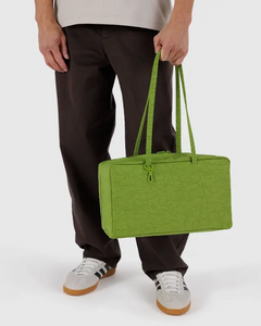 Medium Nylon Bowler Bag- Green Juice