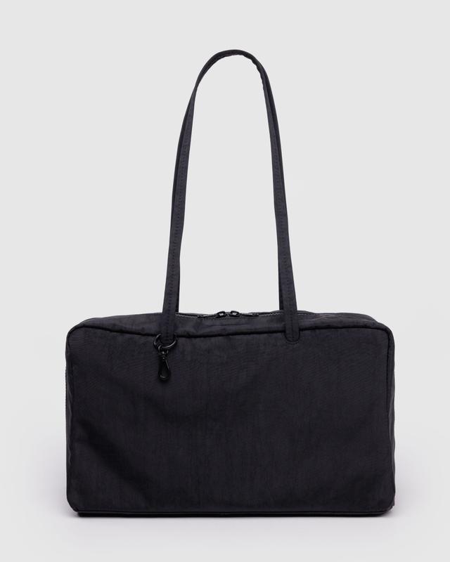 Medium Nylon Bowler Bag- Black - Tigertree