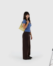 Load image into Gallery viewer, Mini Recycled Leather Shoulder Bag- Straw
