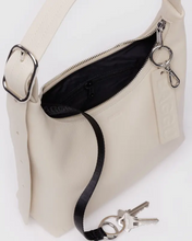 Load image into Gallery viewer, Mini Recycled Leather Shoulder Bag- Stone - Tigertree
