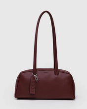 Load image into Gallery viewer, Recycled Leather Bowler Bag- Mahogany - Tigertree
