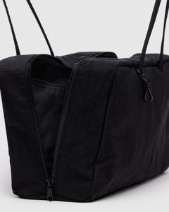 Medium Nylon Bowler Bag- Black - Tigertree