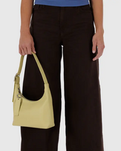 Load image into Gallery viewer, Mini Recycled Leather Shoulder Bag- Straw
