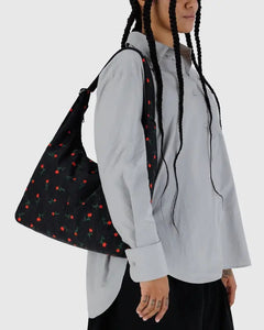 Nylon Shoulder Bag- Painted Wildflower - Tigertree
