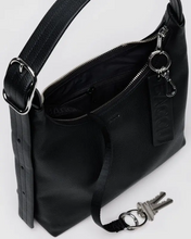 Load image into Gallery viewer, Mini Recycled Leather Shoulder Bag- Black
