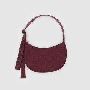 Small Nylon Crescent Bag - Mahogany - Tigertree
