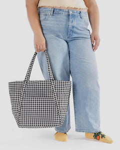 Cloud Bag - Black & White Gingham - Tigertree